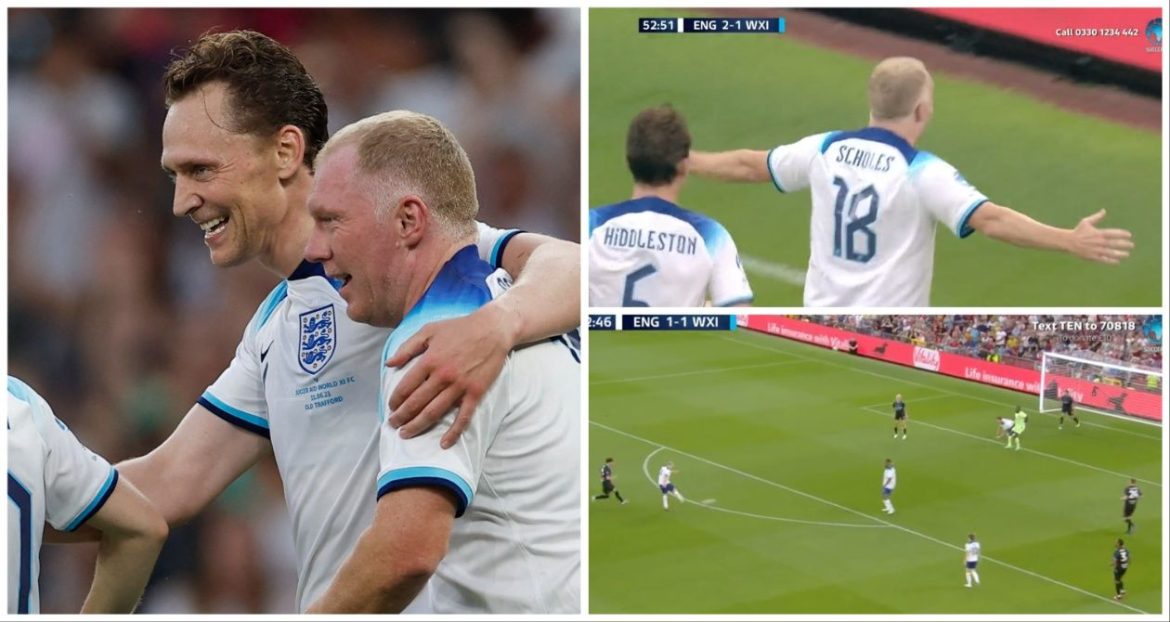 Paul Scholes Nets Screamer In 4-1 Soccer Aid Win