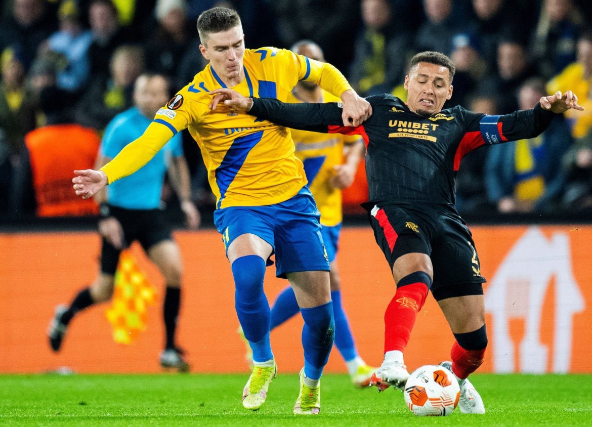 Rangers fans slam Tavernier vs Brondby